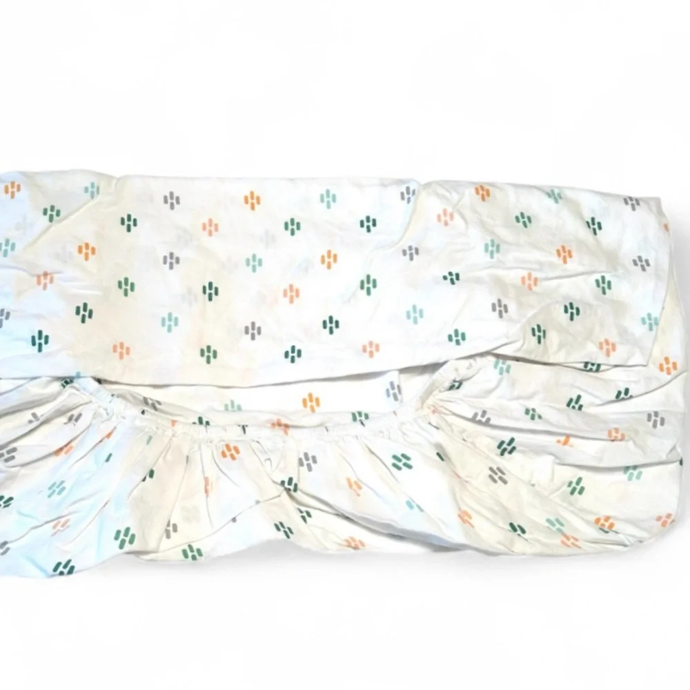 Cloud Island 2 Fitted Crib Sheet Bundle Modern Boho Geometric Diamond Pattern
